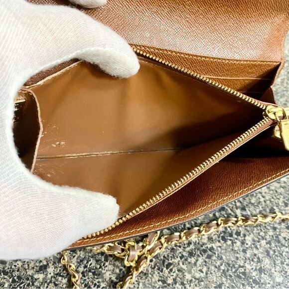 LOUIS VUITTON Monogram Sarah Wallet to Crossbody Shoulder Bag 💼 CT0046 - Picture 15 of 16